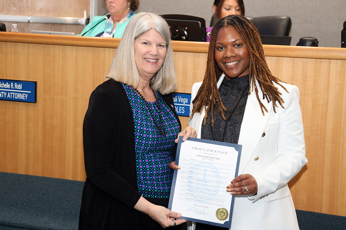 Prince William Board of County Supervisors Recognizes Crime Victims